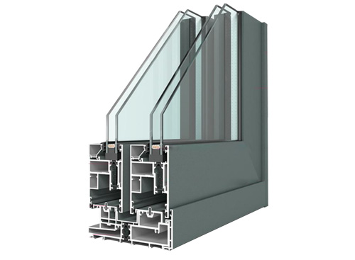 Pintu geser aluminium (dengan sistem lift & slide), Pintu Aluminium